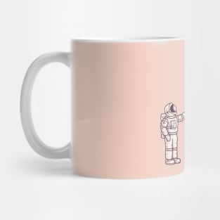 Astronaut with the Moon Mug